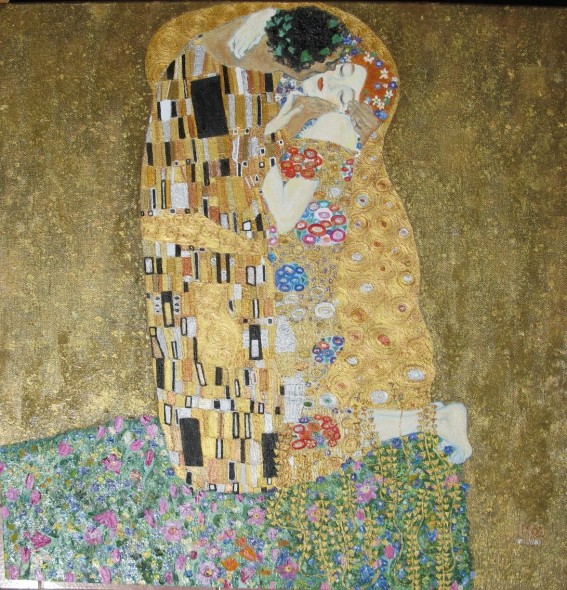 Klimt, il bacio