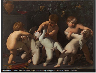 Lavori in corso in Galleria - Restauri Iscr per le opere della collezione Doria Pamphilj