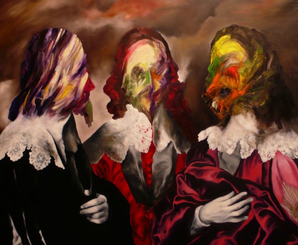 ALESSANDRO PAGANI Untitled (Van Dyck V) - 2012 - olio su tela - 115x95cm