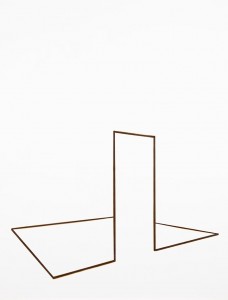 massimo uberti, stanza silente, bruciatura su carta, 82x62cm, 2012