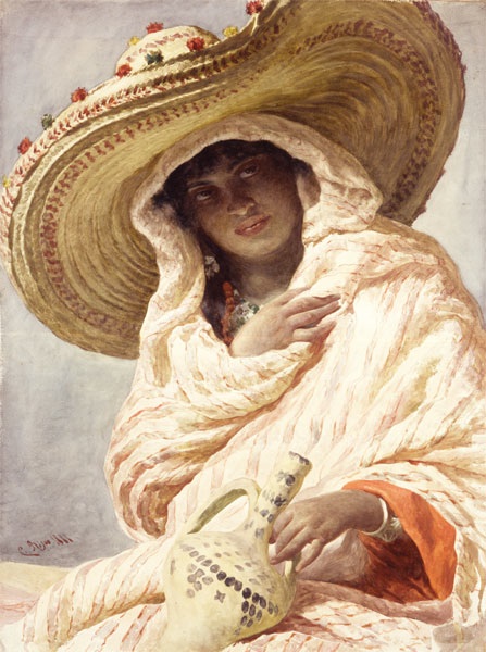 1 Cesare Biseo, Una giovane marocchina, 1881 bassa