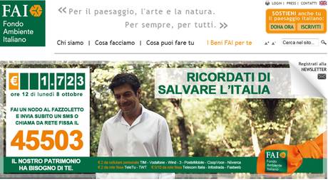 FAI: SCENDE IN CAMPO FAVINO, SALVIAMO L'ITALIA