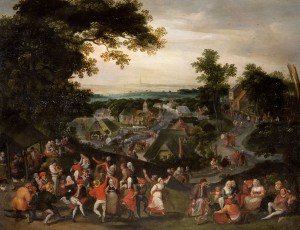 0121 Festa campestre di Marten Van Cleeve