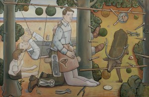 Max Rohr, Hope, 2012, olio su tela, cm 180x220