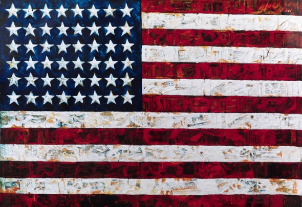 121246_Vik_Muniz_Flag_after_Jasper_Johns_da_Pictures_of_Pigments