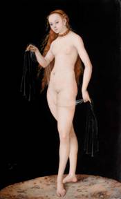 Lucas Cranach the Elder (1472-1553) Venus, 1531 Oil on panel, 38.7 x 24.5 cm