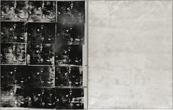 Andy Warhol top price  Silver Car Crash [Double Disaster] 1963 