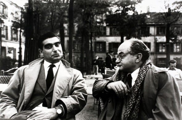 Henri Cartier-Bresson Robert Capa and David “Chim” Seymour, discussing Magnum business, 1950, stampa alla gelatina, sali d’argento, cm 18.0x26.7; 26.8x30.4 - Courtesy: Photographica FineArt Gallery