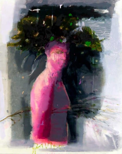 Guido Pecci DAVIDE. 2014 Olio e foglia oro su tela, cm 100x80