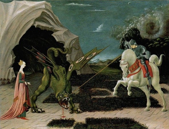 paolo uccello san giorno e il drago
