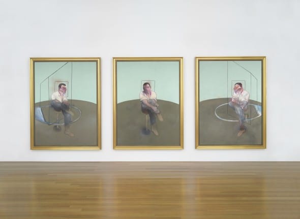 Francis Bacon (1909-1992)  Three Studies for a Portrait of John Edwards  198.3 x 148 cm, 1984 $80,805,000 