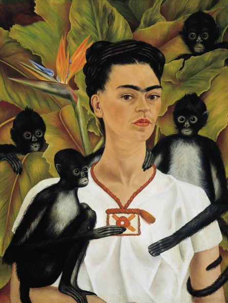 Frida Kahlo Autoritratto con scimmie,