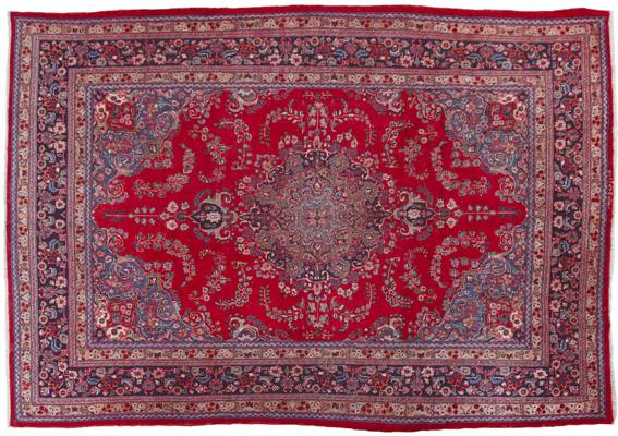 LOTTO 80 SABZEVAR (PERSIA ORIENTALE) Persia orientale Di vecchia manifattura. Cm. 340x240, mq. 8,16.