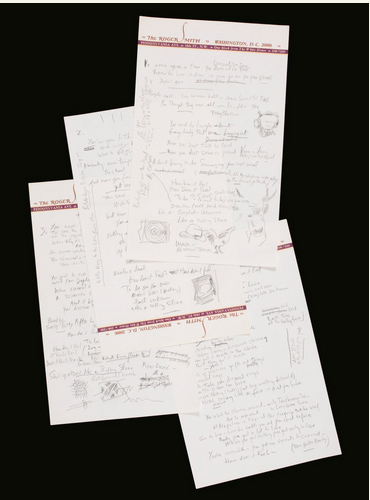 BOB DYLAN ORIGINAL WORKING AUTOGRAPH MANUSCRIPT OF “LIKE A ROLLING STONE”  - THE FINAL DRAFT LYRICS AS RECORDED