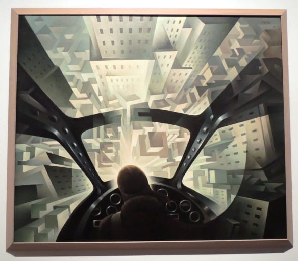 Tullio Crali, Incuneandosi nell'abitato (In tuffo sulla città)