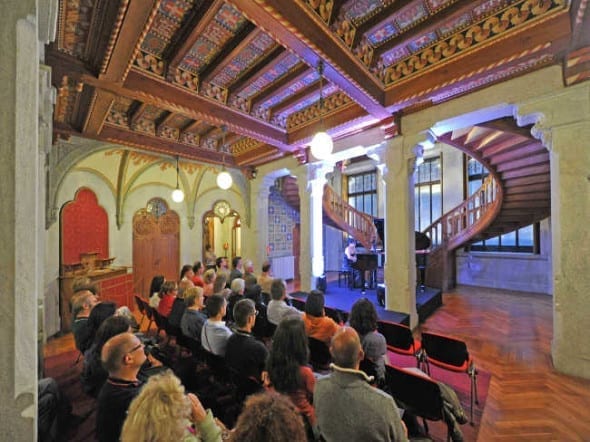 Концерт классической музыки в Савойском замке, Грессоней.