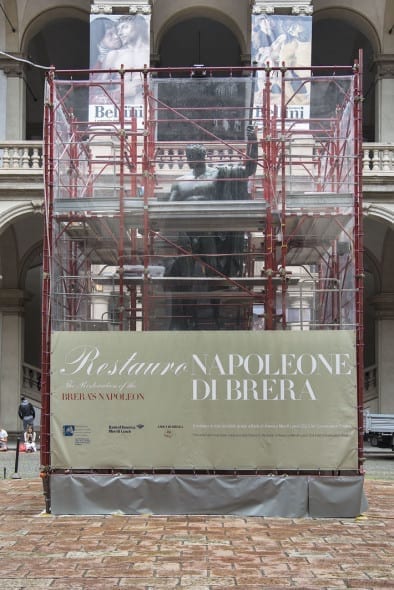 Napoleone Brera Luglio sul piedistallo