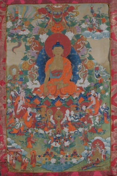 Thangka raffigurante Buddha