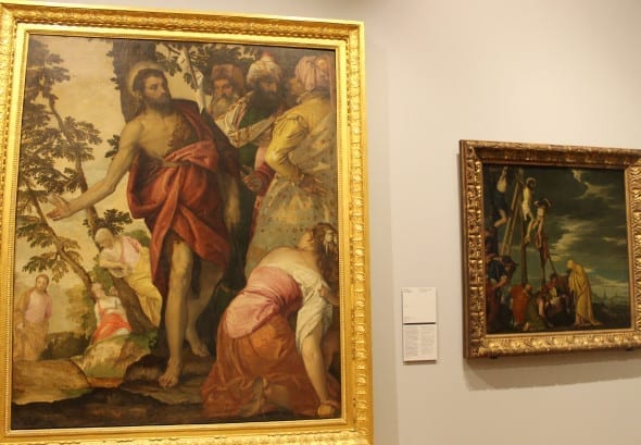 Veronese: Predica del Battista, 1565-1570, e Crocifissione, 1575