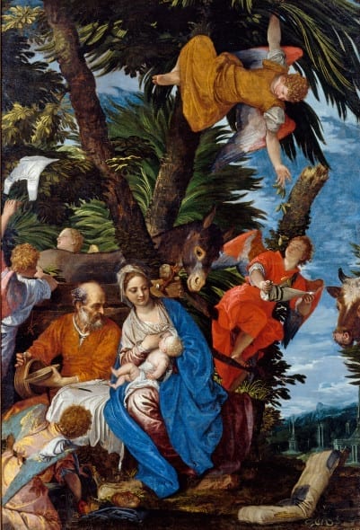 Veronese - Riposo durante le fuga in Egitto, 1572-1573