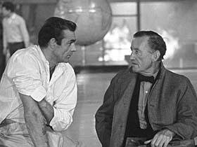 Ian Fleming e Sean Connery