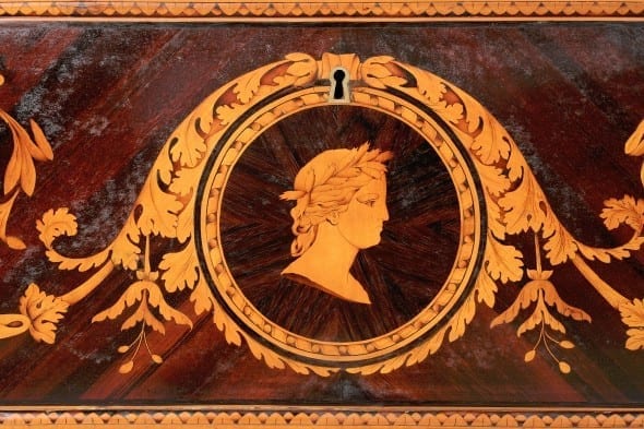 Giuseppe Maggiolini. Cassettone con piano in marmo, 1790