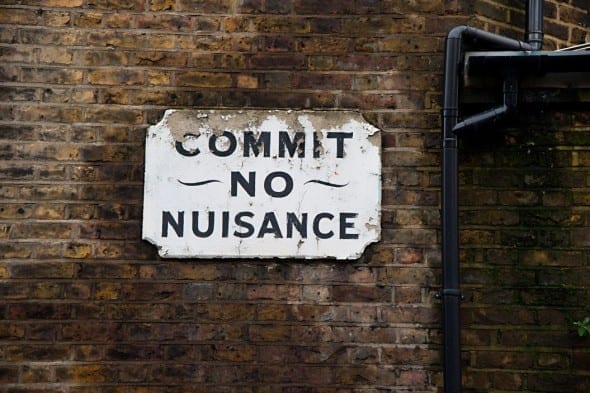 Commit No Nuisance, Copperfield Street by Steve McCurry