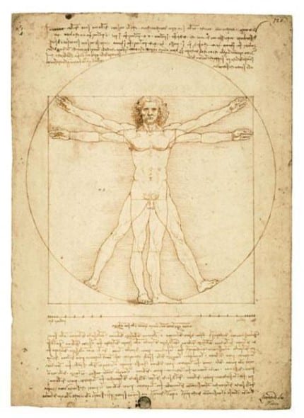 L'Uomo-Vitruviano-Leonardo da Vinci