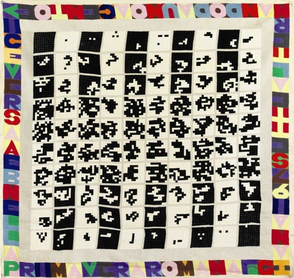 Alighiero Boetti - Alternando da uno a cento e viceversa