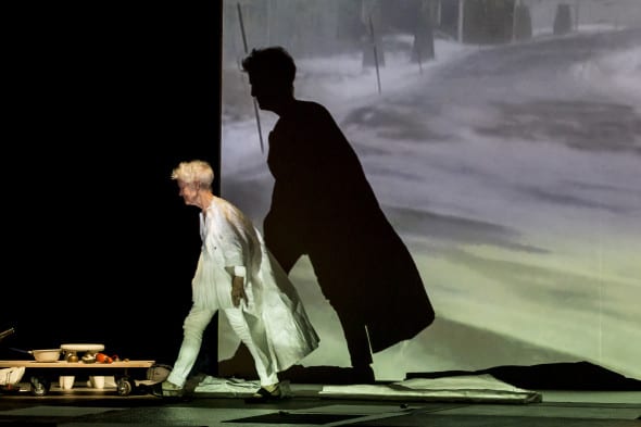 Joan Jonas Reanimation (2010/2012/2013) Performance: Fondazione HangarBicocca, Milan, 2014 Photo: MatteoScarpellini/almaphotos.net COurtesy the artist