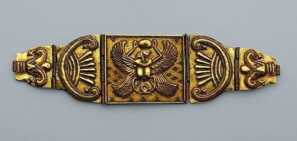 Bracelet, ca. 7th–6th century B.C. Gold. Sardinia, Tharros, South necropolis. National Archaeological Museum, Cagliari, 21628