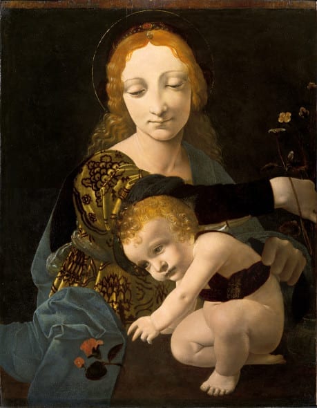 Giovanni Antonio Boltraffio Madonna con il Bambino 1495 ca. Tempera su tavola, 45 x 36 cm Milano, Museo Poldi Pezzoli