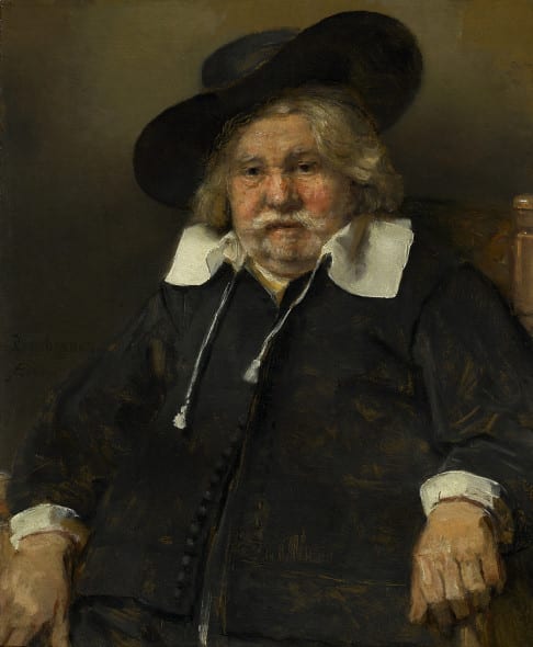 Rembrandt Portrait of an Elderly Man, 1667 Oil on canvas 81.9 x 67.7 cm Mauritshuis, The Hague, acquired with the support of the Friends of the Mauritshuis Foundation, the Ministry of Education, Culture and Science, the National Art Collections Fund, the BankGiroLoterij, the VSB Fund The Hague, the Rembrandt Association, the Prince Bernhard Cultural Fund, the ING Group, Professor A.C.R. Dreesmann, the Dr Hendrik Muller National Fund and private benefactors, 1999 (inv. 1118) © Royal Picture Gallery Mauritshuis, The Hague (1118)