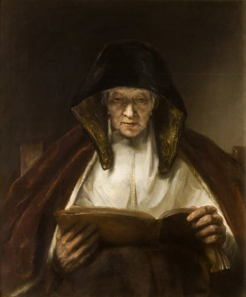 Rembrandt An Old Woman Reading, 1655 Oil on canvas 79.5 × 66 cm The Buccleuch Collection 144 By kind permission of the Duke of Buccleuch&Queensberry KBE © The Buccleuch Collection