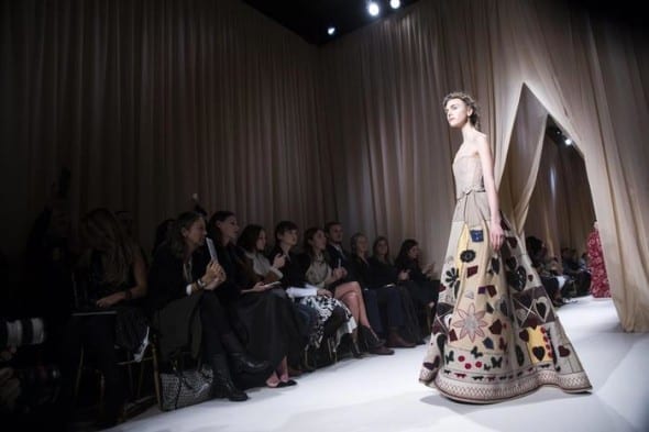 Valentino - Runway - Paris Fashion Week Haute Couture Collection S/S 2015 RIPRODUZIONE RISERVATA © Copyright EPA