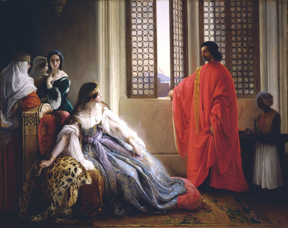 Francesco Hayez, Caterina Cornaro deposto dal trono di Cipro, 1842