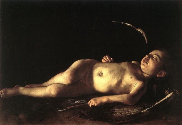 Caravaggio, amorino dormiente