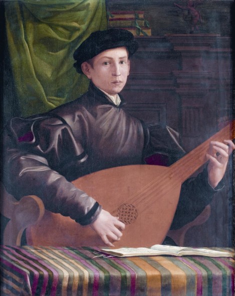 F. Salviati, Il suonatore di liuto