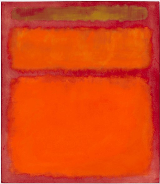 Christie’s hold the world auction record for a work by Mark Rothko at $ 86,882,496, with Orange, Red, Yellow, 1961, sold in May 8, 2012