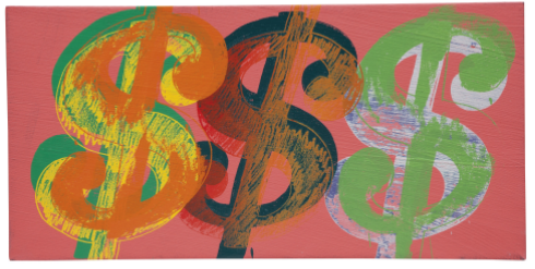 ANDY WARHOL. TRIPLE DOLLAR SIGN