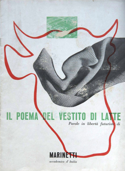 Filippo Tommaso Marinetti Il poema del vestito di latte 1937 Copertina illustrata