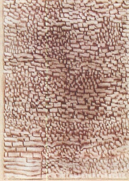 Deserto di pietra (Steinwüste), dipinta nel 1933 da Paul Klee (acquerello su carta, applicato su cartone, cm 48x34,3, stima: 350.000/450.000 Euro).