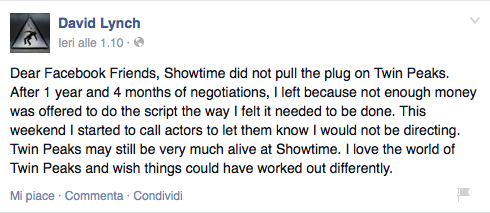 David Lynch Twin Peaks