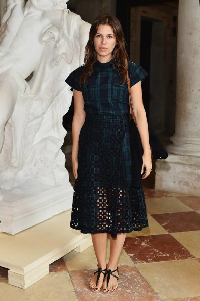 Dasha Zukova attends the Fondazione Prada Opening, Lenders Lunch In Venice on May 6, 2015 in Venice, Italy. (Photo by Stefania D'Alessandro/Getty Images for Fondazione Prada)