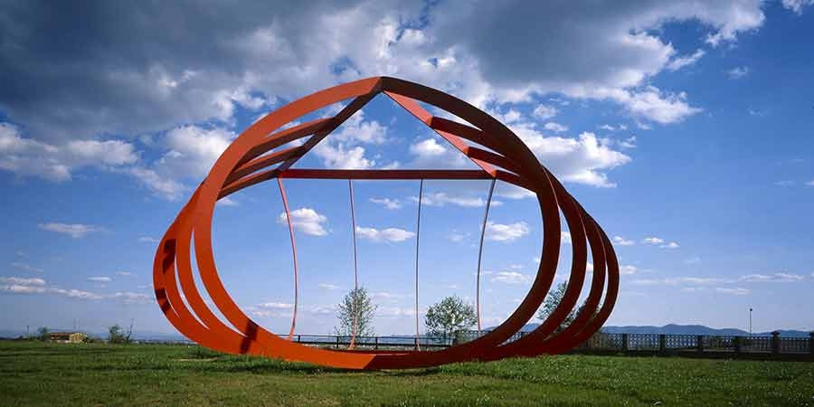 Alberto Burri (1915 – 1995), Grande ferro, Celle 1986, foto Aurelio Amendola