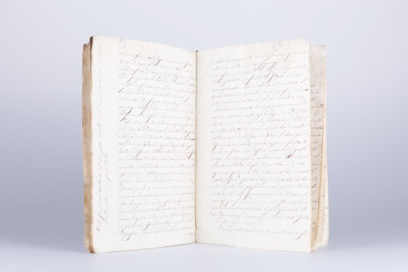 [I Fratelli Bandiera. Attilio (1810 – 1844). Emilio (1819 – 1844)] Le Difese processuali prima della fucilazione Due fascicoli rilegati assieme. Inchiostro marrone a penna su carta squadrata a matita 23 pagine 20 pagine 193×274 mm. Stima: €60,000 - €100,000 Base d'asta: €120,000