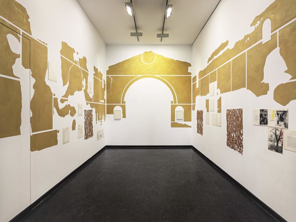 Hristina Ivanoska and Yane Calovski Chapel (We are all in thisalone)(2014), 45 cbm, Staatliche Kunsthalle Baden-Baden, photo by Michael Belogour