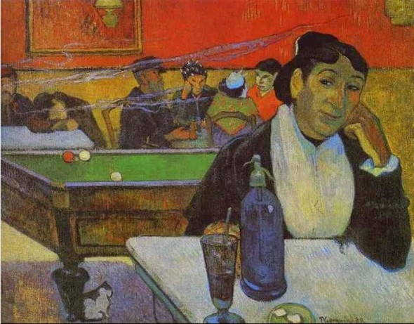 Paul Gauguin. Night Café at Arles. 1888. Oil on canvas. The Pushkin Museum of Fine Art, Moscow, Russia