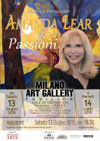 Locandina A4 AMANDA LEAR Passioni