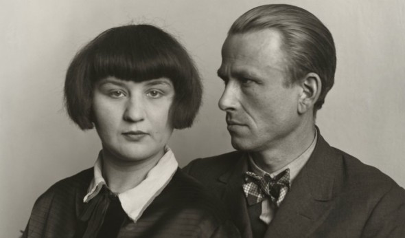 August Sander's "The Painter Otto Dix and his Wife Martha" 1925-26 from "People of the 20th Century: Woman and Man."